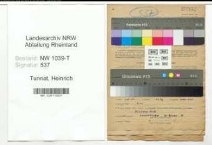 Entnazifizierung Heinrich Tunnat , geb. 13.01.1904 (Friseur)