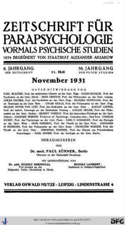 Heft 11 (November)