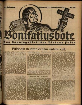 Ausgabe vom Sonntag, den 17. November 1935.