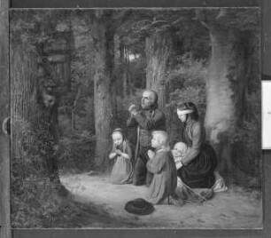 Wallfahrende Bauernfamilie