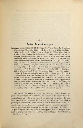 Introduction au droit des gens : recherches philosophiques, historiques et bibliographiques