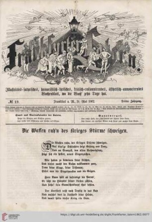 No. 19 (31. Mai 1862)