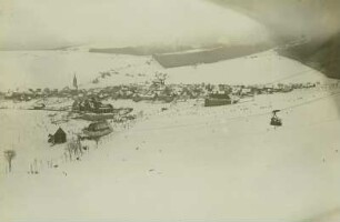 Oberwiesenthal : Erzgebirge. Blick auf Oberwiesenthal. Winteraufnahme