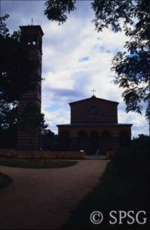 Potsdam, Park Sacrow, Heilandskirche.