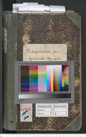 Protokollbuch der Gemeinde Mengede