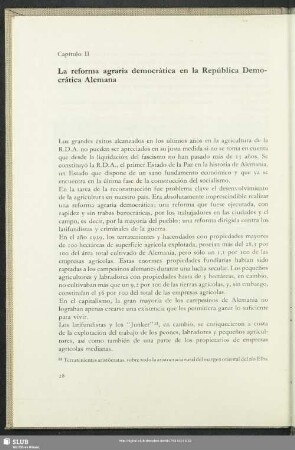 Capitulo II. La reforma agraria democrática en la República Democrática Alemania