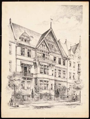 Etagenwohnhaus Lessingstraße 34, Berlin: Perspektivische Ansicht