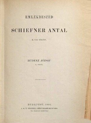 Értekezések a nyelv- és széptudományok köréből. 9. 1880/81, Szám 1