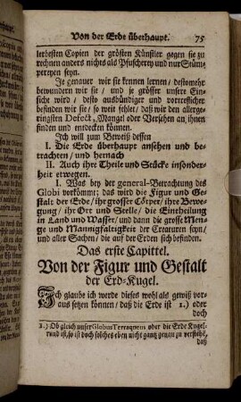 Das erste Capittel. [bis] Das vierdte Capittel.