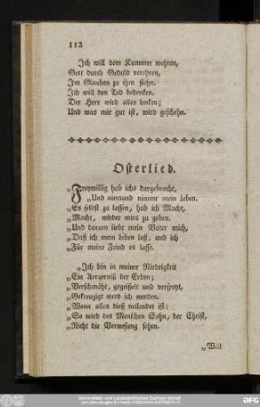 Osterlied.