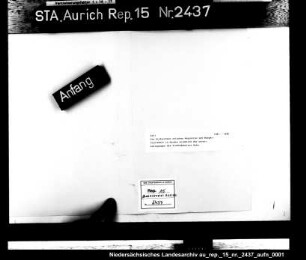 Die Differenzen zwischen Magistrat und Bürgervorstehern in Norden anläßlich der Unterschlagungen des Stadtkämmerers Hahn