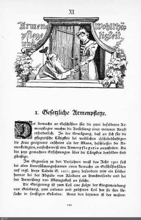 Armenpflege und Wohlthätigkeit.