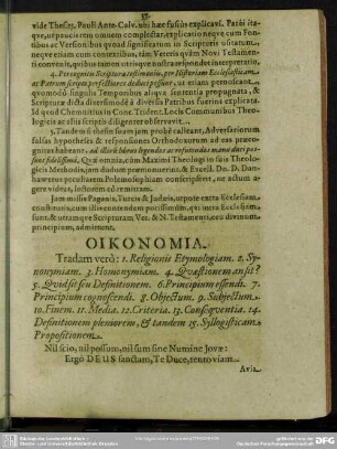 Oikonomia