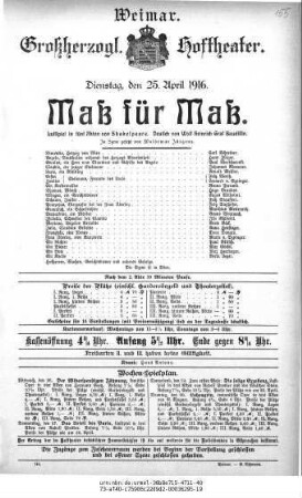 Maß für Maß