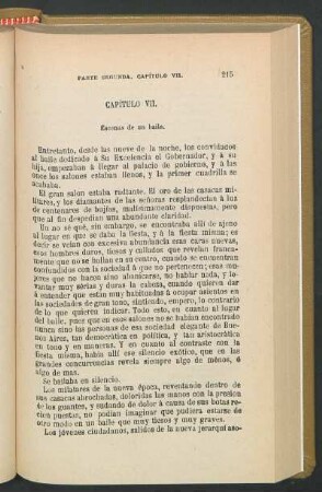 Capítulo VII. - Escenas de un baile.