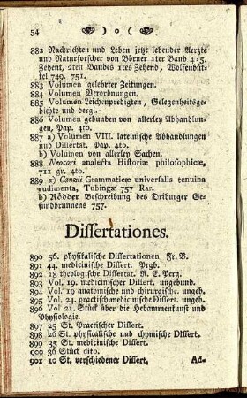 Dissertationes.