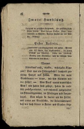 Zwote Handlung.