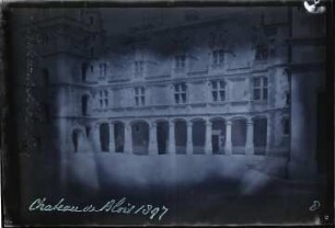Schloss Blois, Innenhof mit Flügel von Louis XII (1498-1503)
