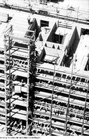 Dresden. Blick vom Rathausturm, 1958