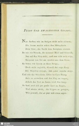 Fuenf Und Zwanzigster Gesang