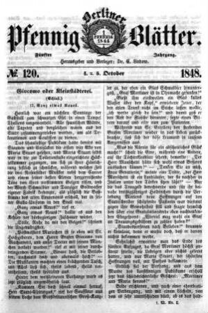 No. 120, 4. u. 5. October