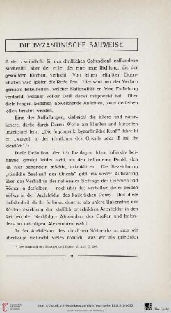 Die byzantinische Bauweise