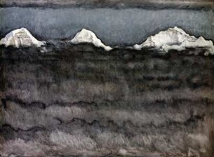 Eiger, Mönch und Jungfrau über dem Nebelmeer