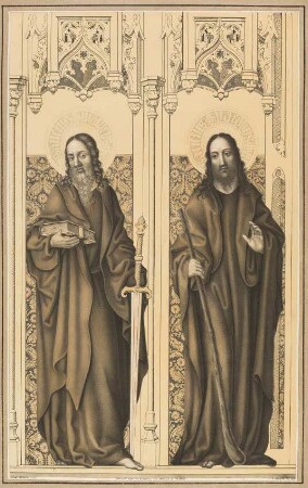 Die Apostel: Matthäus und Jakobus der jüngere