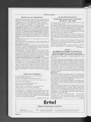 Straßenfest Eppendorfer Landstraße am 26./27. Juni 1999