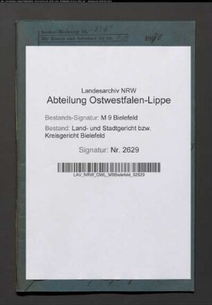 Erblasser: Schmiedfranz, Stephan: Testament