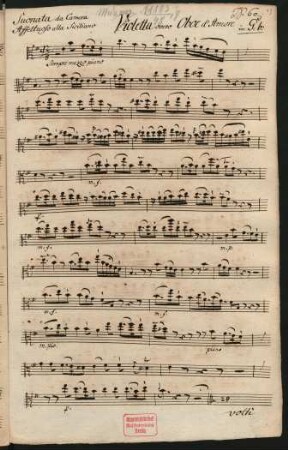 Violetta ovvero Oboe d'amore