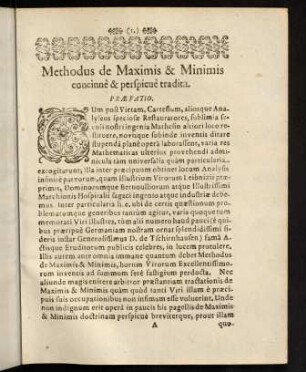 1-19, Præfatio.-Cap. II.