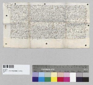 Augustin Vogelstädter, Rat und Bürger zu Landshut, verkauft an Peter Aigner, Rat und Bürger zu Landshut, seine im Sregkart gelegene Wiese. S: Heinrich Hertenberg, Stadtrichter zu Landshut