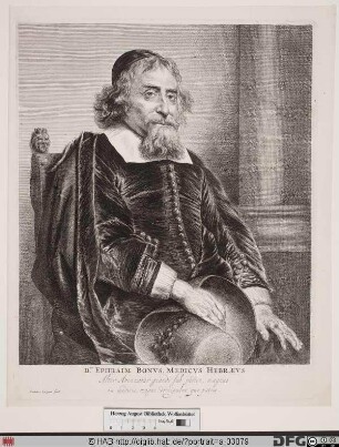 Bildnis Ephraim Chiskia Buena (Bueno, lat. Bonus)