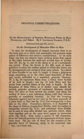 Quarterly journal of microscopical science. 3. 1863