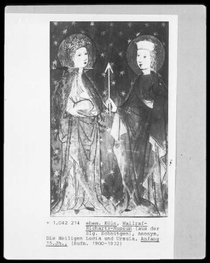 Die Heiligen Lucia und Ursula