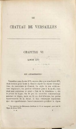 Le château de Versailles : histoire et description, 2