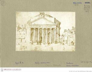 Heemskerck-Album IAnsicht des Pantheon - Römisches Skizzenbuch I