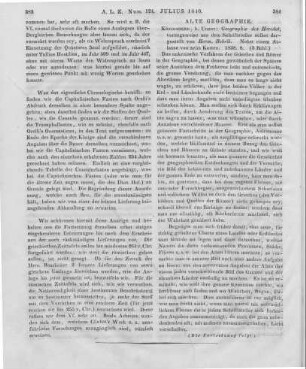 Bobrik, H.: Geographie des Herodot. Vorzugsweise aus dem Schriftsteller selbst dargestellt. Nebst einem Atlasse von 10 Karten. Königsberg: Unzer 1838