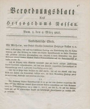 4. März -16. December = Num. 1-9