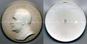 Medaille auf Heinrich Mann