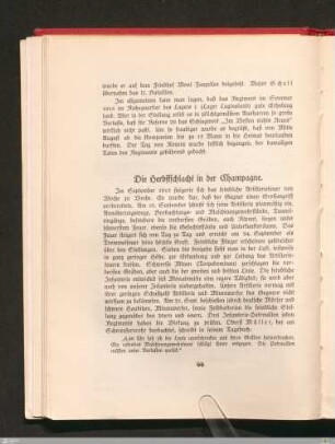 Die Herbstschlacht in der Champagne