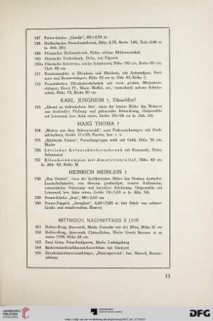 Mittwoch, nachmittags 13 Uhr (Nr. 161-360)