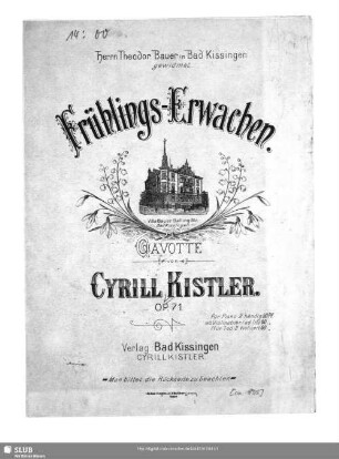 Frühlings-Erwachen : Gavotte; op. 71