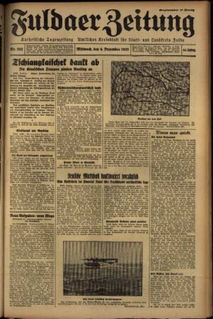Ausgabe vom Mittwoch, den 08. Dezember 1937.