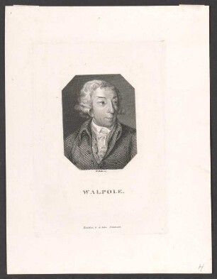 Porträt Horace Walpole (1717-1797)