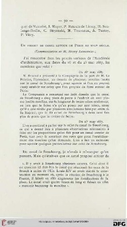 Un projet de canal autour de Paris au XVIIe siècle