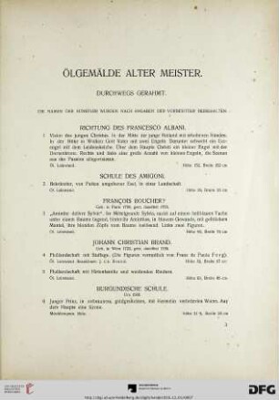 Ölgemälde alter Meister (Nr. 1-43)