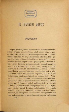 Mag. Luysii Legionensis Augustiniani, divinorum librorum primi apud Salmanticenses interpretis, Opera, nunc primum ex mss. ejusdem omnibus PP. Augustiniensium studio edita, 1