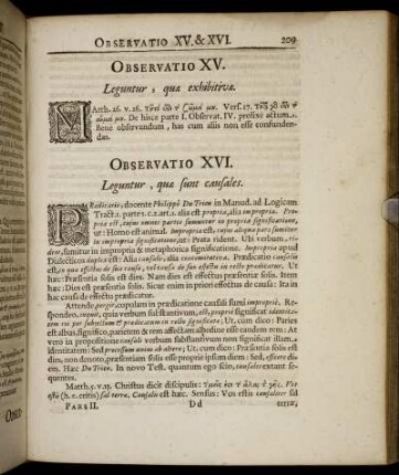 Observatio XVI. Leguntur, quæ sunt causales.